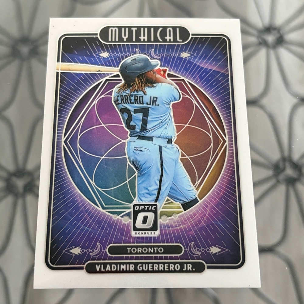 Vladimir Guerrero Jr 2021 Donruss Optic Toronto Blue Jays Baseball Card